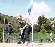 永木グラウンドゴルフクラブ練習風景1